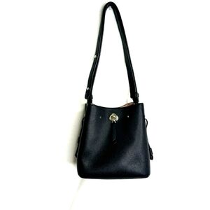 Kate Spade Designer Black Marti Bucket Crossbody Purse Bag